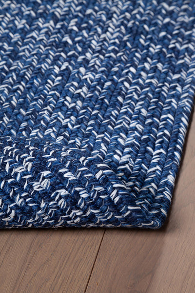 SOLID BLUE 200X60 OVAL - CarpetLiving