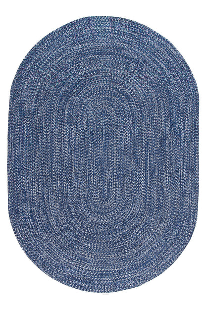 SOLID BLUE 230X160 OVAL