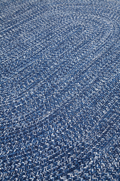 SOLID BLUE 230X160 OVAL