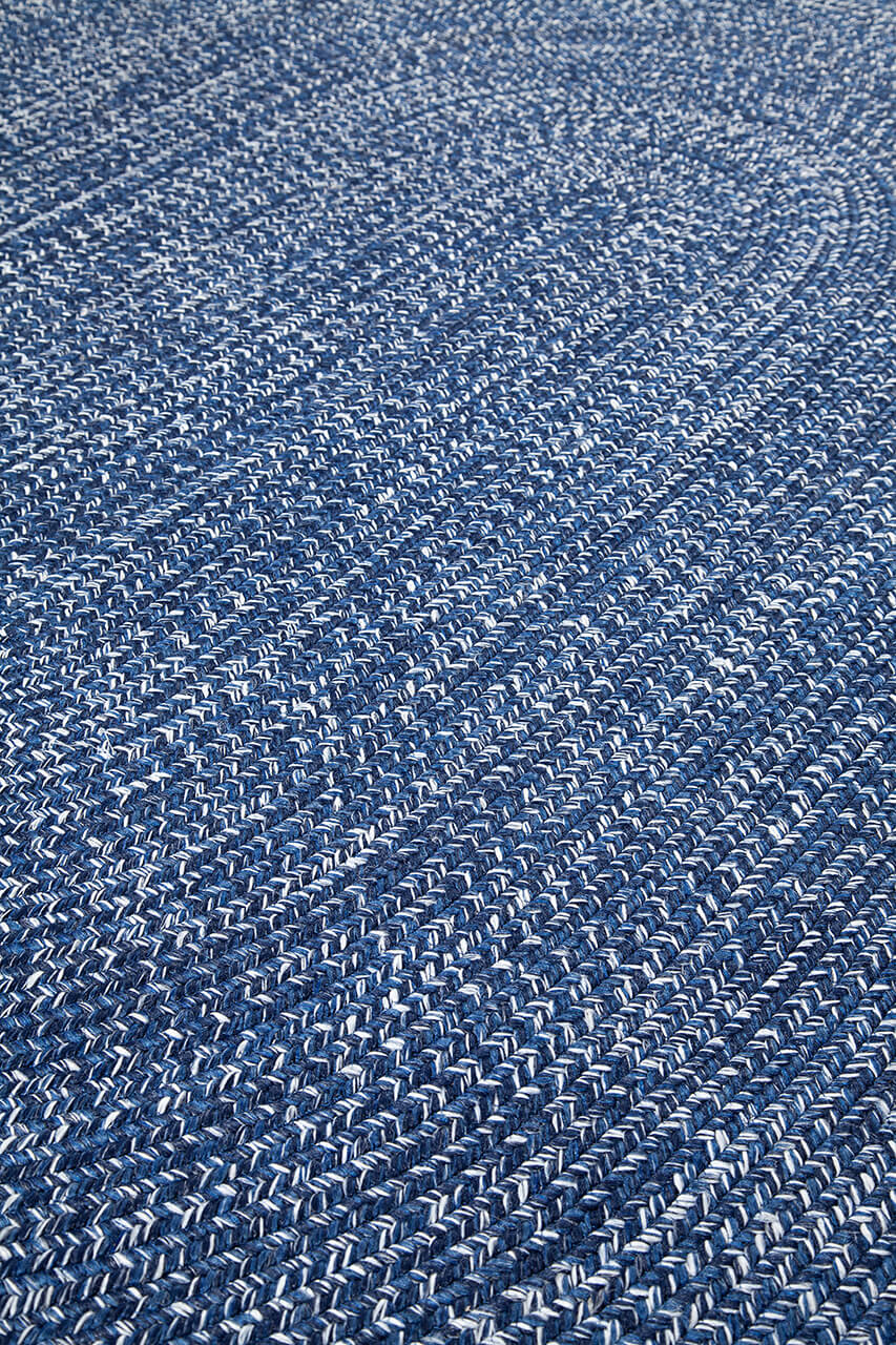 Tappeto Solid Blue - Ovale Indoor/Outdoor
