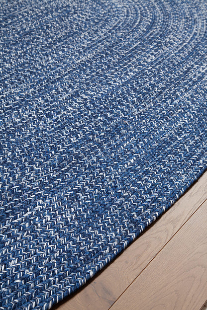 SOLID BLUE 230X160 OVAL