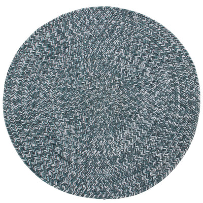 Tappeto Solid Acqua 120 Rotondo Indoor/Outdoor - CarpetLiving