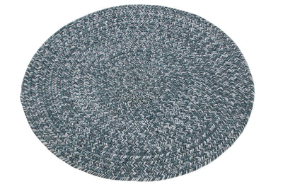 Tappeto Solid Acqua 120 Rotondo Indoor/Outdoor - CarpetLiving