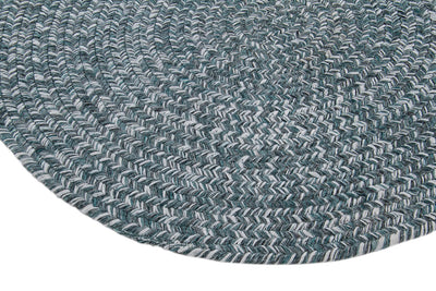 Tappeto Solid Acqua 120 Rotondo Indoor/Outdoor - CarpetLiving