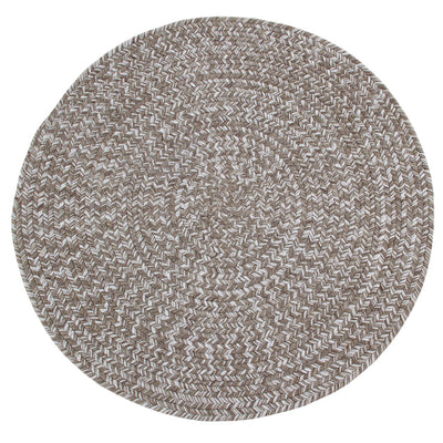 Tappeto Solid Beige 120 Rotondo Indoor/Outdoor - CarpetLiving