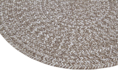 Tappeto Solid Beige 120 Rotondo Indoor/Outdoor - CarpetLiving