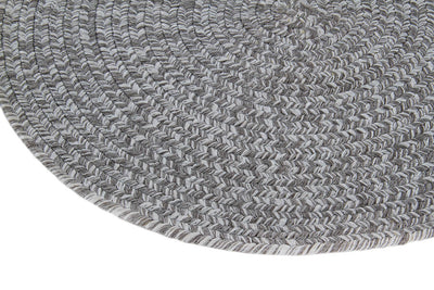 Tappeto Solid Light Grey 120 Round Outdoor - CarpetLiving