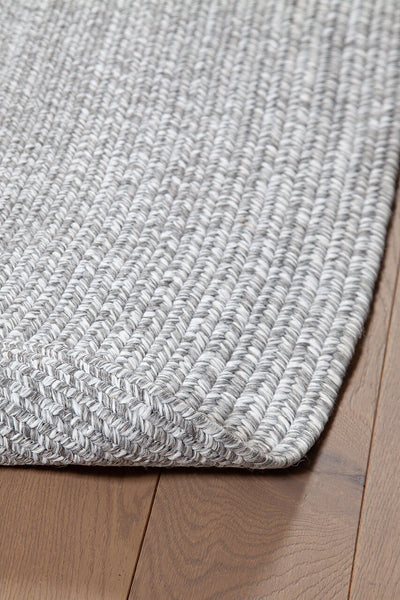 Tappeto Solid Light Grey - Ovale Outdoor - CarpetLiving