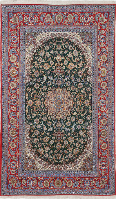 Persian Isfahan Silk & Wool Rug 244_159 cm