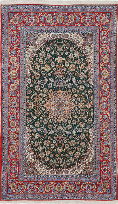 Persian Isfahan Silk & Wool Rug 244_159 cm