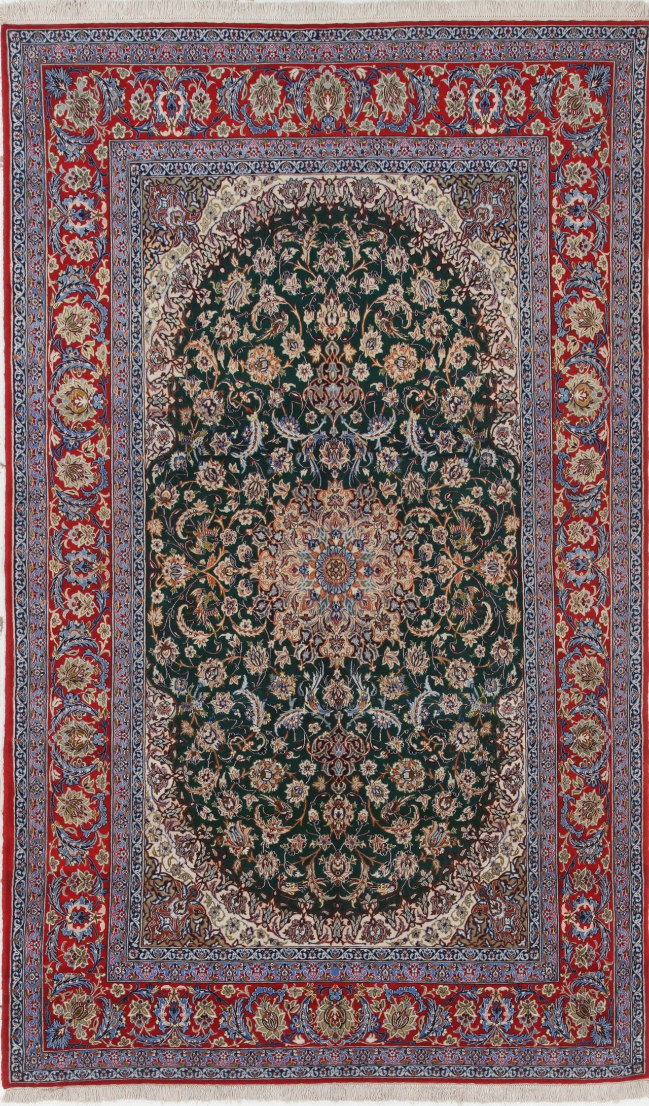Persian Isfahan Silk & Wool Rug 244_159 cm