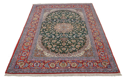 Persian Isfahan Silk & Wool Rug 244_159 cm