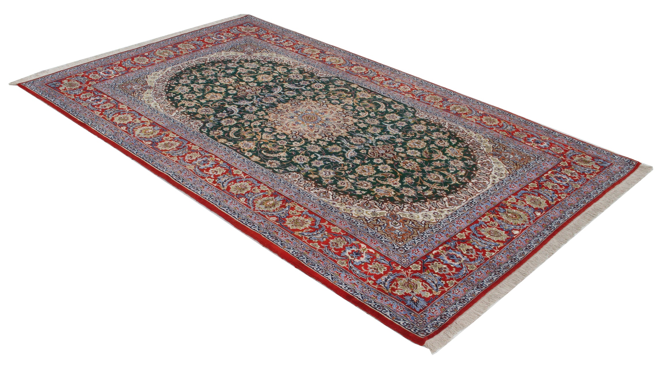Persian Isfahan Silk & Wool Rug 244_159 cm