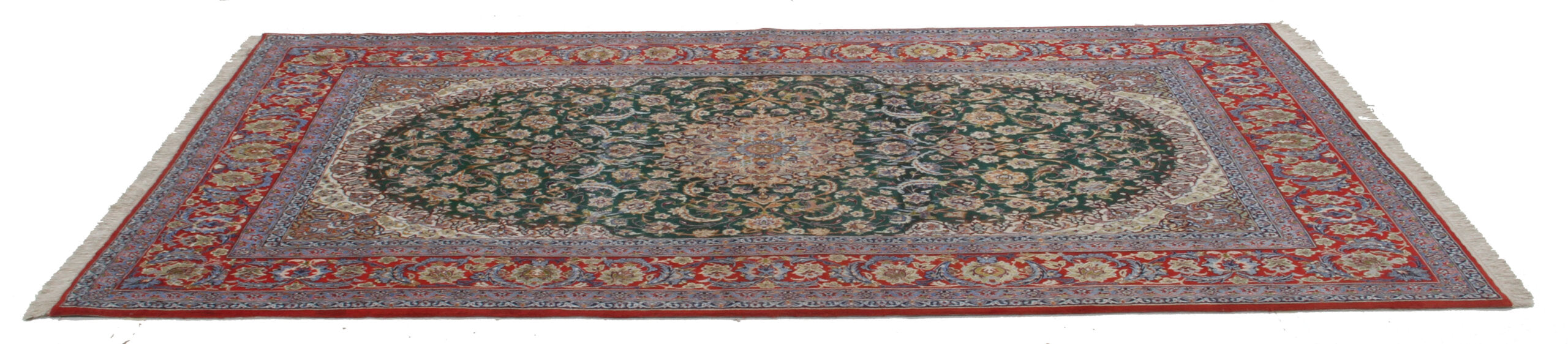 Persian Isfahan Silk & Wool Rug 244_159 cm