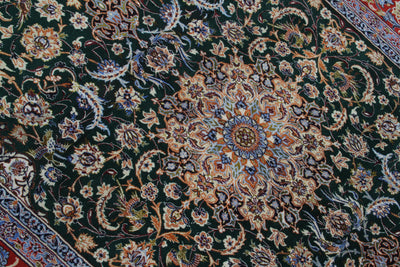 Persian Isfahan Silk & Wool Rug 244_159 cm