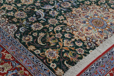 Persian Isfahan Silk & Wool Rug 244_159 cm