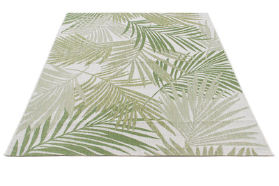 Tappeto Outdoor Palm Verde - Uso Interno/Esterno - Resistente e facile da Pulire | Ideale per Terrazze, Verande, Patio - CarpetLiving