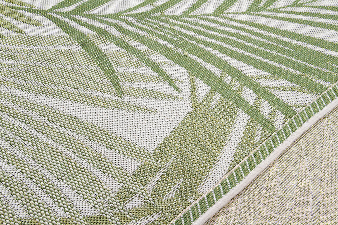 FLATWEAVE PALM LIGHT GREEN