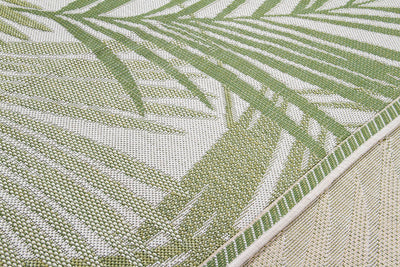 Tappeto Outdoor Palm Verde - Uso Interno/Esterno - Resistente e facile da Pulire | Ideale per Terrazze, Verande, Patio - CarpetLiving