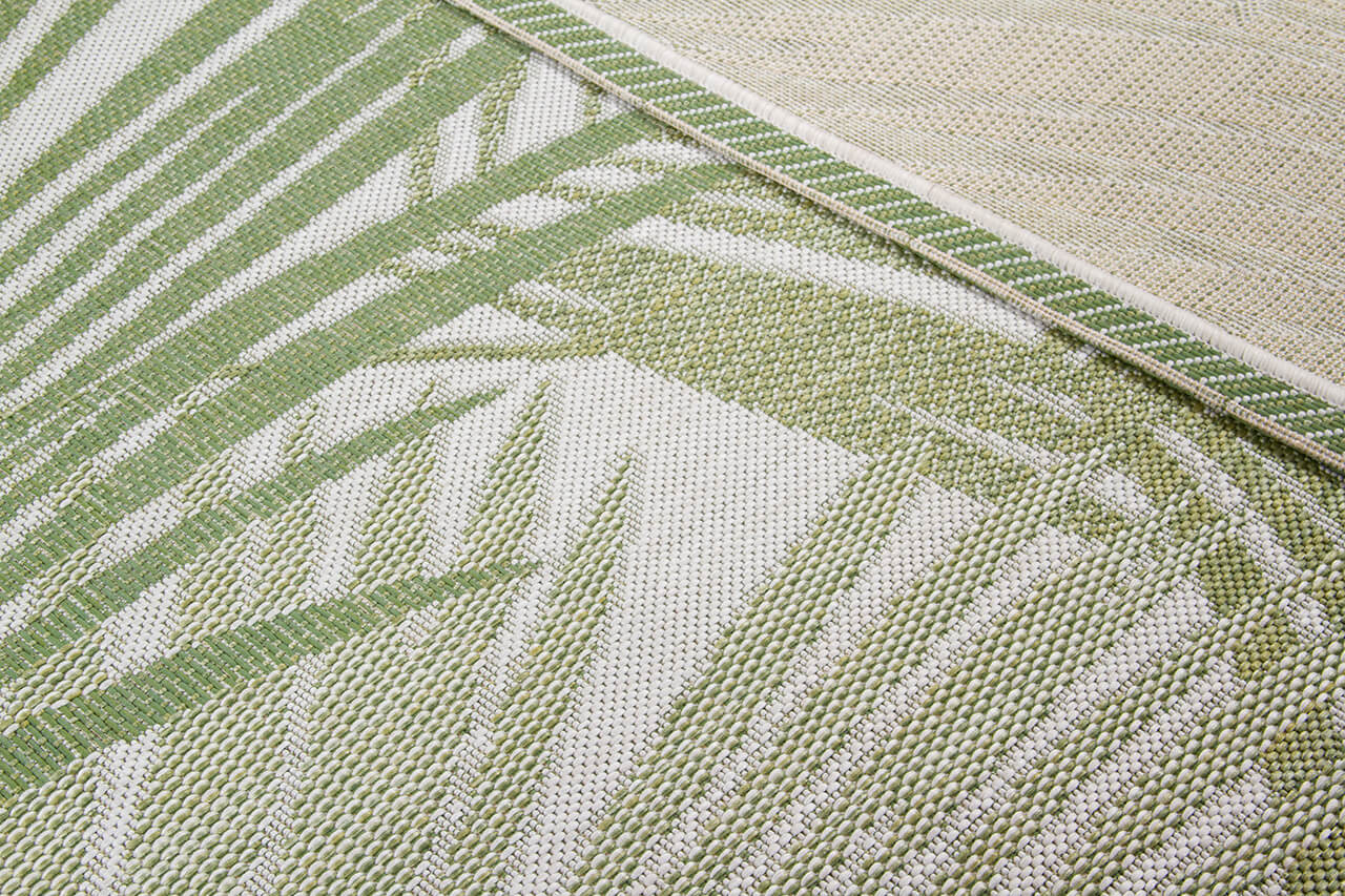FLATWEAVE PALM LIGHT GREEN
