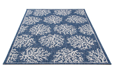 Tappeto Blu Interno-Esterno Marine 1 Blue - Resistente e Antiscivolo - Outdoor - CarpetLiving