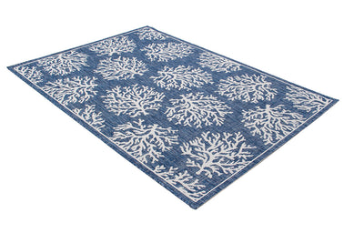 Tappeto Blu Interno-Esterno Marine 1 Blue - Resistente e Antiscivolo - Outdoor - CarpetLiving
