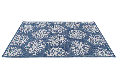 Tappeto Blu Interno-Esterno Marine 1 Blue - Resistente e Antiscivolo - Outdoor - CarpetLiving