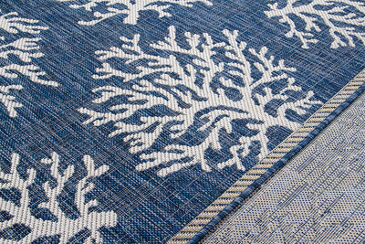 Tappeto Blu Interno-Esterno Marine 1 Blue - Resistente e Antiscivolo - Outdoor - CarpetLiving