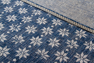 Tappeto Blu Interno-Esterno Marine 3 Blue - Resistente e Antiscivolo - Outdoor - CarpetLiving