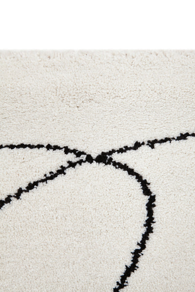 Tappeto Contemporaneo Atelier Avorio - Design Moderno Geometrico - Antiscivolo - Ideale per Soggiorno e Camera da Letto - CarpetLiving