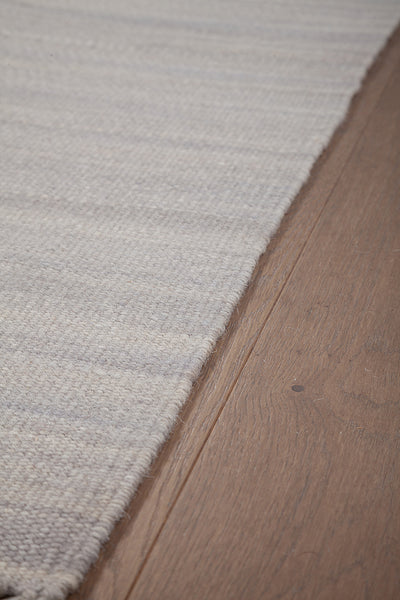 Tappeto in lana - fatto a mano - Ubique Grigio chiaro - Tinta Unita -stile essenziale - CarpetLiving