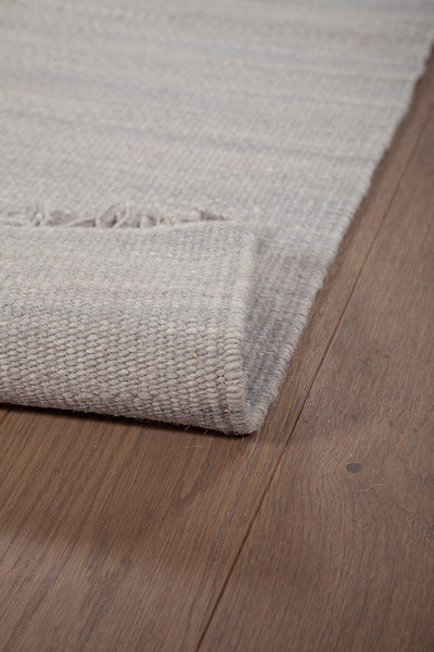 Tappeto in lana - fatto a mano - Ubique Grigio chiaro - Tinta Unita -stile essenziale - CarpetLiving