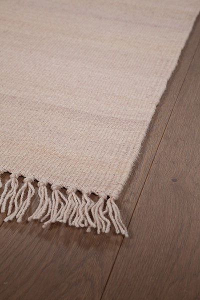 Tappeto in lana - fatto a mano - Ubique Rosa chiaro - Tinta Unita - stile essenziale - CarpetLiving