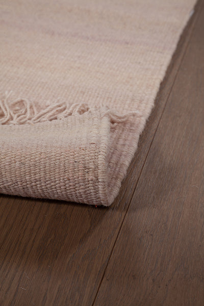 Tappeto in lana - fatto a mano - Ubique Rosa chiaro - Tinta Unita - stile essenziale - CarpetLiving