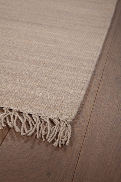Tappeto in lana - fatto a mano - Ubique Beige  – Tinta Unita - stile essenziale - CarpetLiving