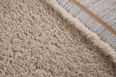 Tappeto Shaggy Bold Beige - Morbido e Resistente - CarpetLiving