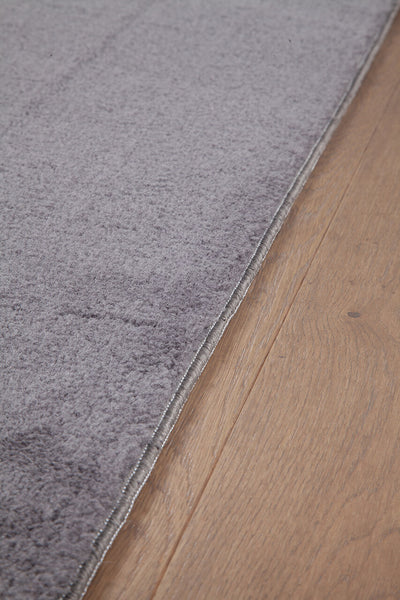Tappeto Sky Dark Grey Effetto Seta Grigio Scuro | Tinta Unita - CarpetLiving