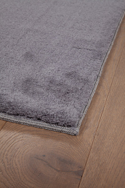 Tappeto Sky Dark Grey Effetto Seta Grigio Scuro | Tinta Unita - CarpetLiving