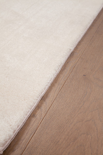 Tappeto Sky Ivory Effetto Seta Avorio | Tinta Unita - CarpetLiving