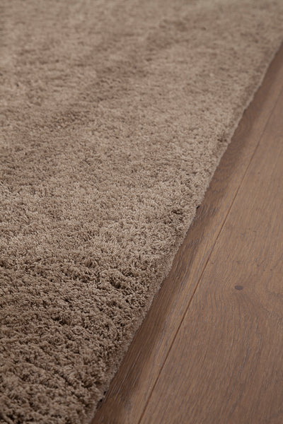 Tappeto Shaggy Desio - Sabbia - Morbido e Resistente - Tinta Unita | Ideale per Soggiorno e Camera da Letto - CarpetLiving