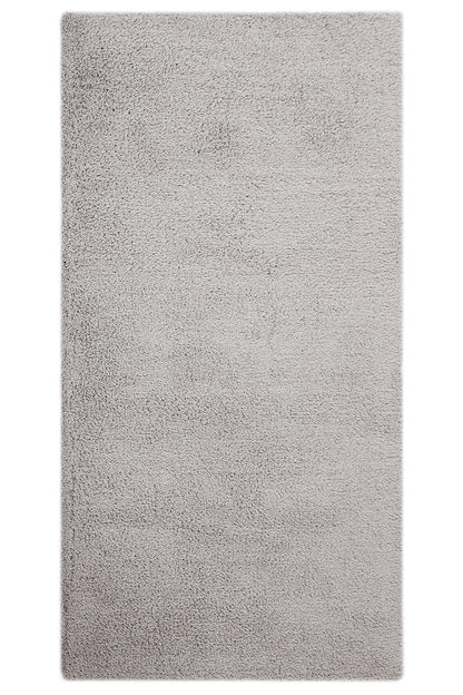 Tappeto Shaggy Desio - Grigio chiaro - Morbido e Resistente - Tinta Unita | Ideale per Soggiorno e Camera da Letto