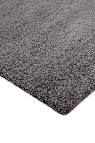 Tappeto Shaggy Desio - Grigio scuro - Morbido e Resistente - Tinta Unita | Ideale per Soggiorno e Camera da Letto - CarpetLiving