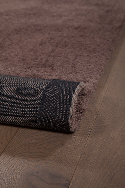 Tappeto Shaggy Desio - Marrone - Morbido e Resistente - Tinta Unita | Ideale per Soggiorno e Camera da Letto - CarpetLiving