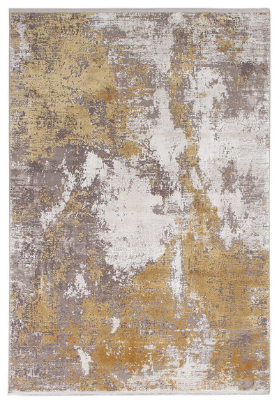 Tappeto Moderno Premium - KENNEDY D BEIGE GOLD - Oro, Beige - Design Contemporaneo - CarpetLiving