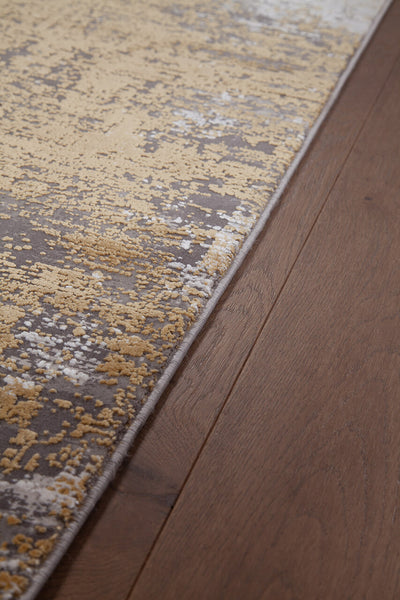 Tappeto Moderno Premium - KENNEDY D BEIGE GOLD - Oro, Beige - Design Contemporaneo - CarpetLiving