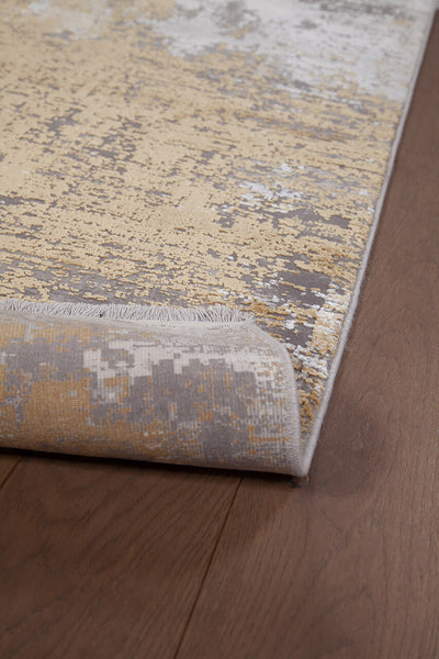 Tappeto Moderno Premium - KENNEDY D BEIGE GOLD - Oro, Beige - Design Contemporaneo - CarpetLiving