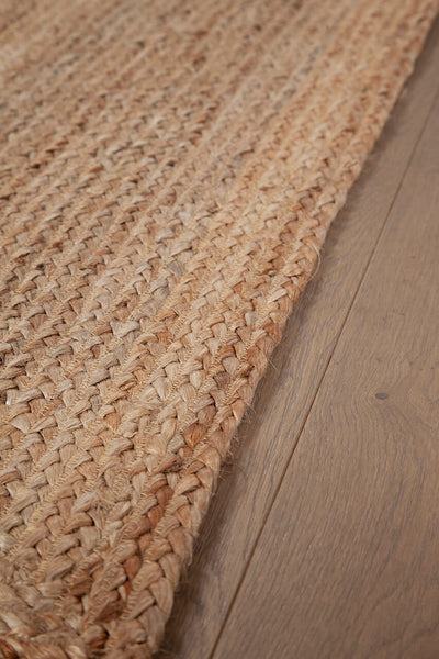 Tappeto Juta Frame - Juta Naturale - Realizzato su telaio manuale - CarpetLiving