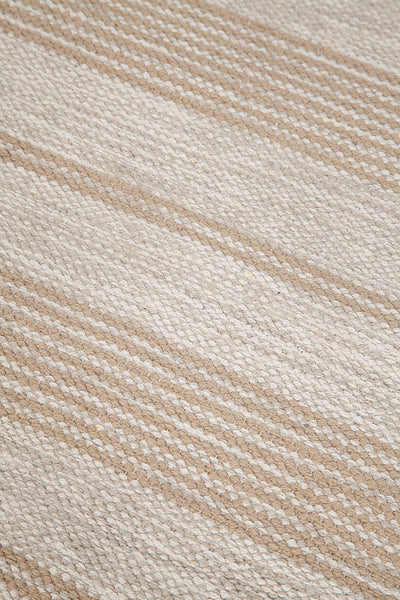 Tappeto in Cotone Beige - Lavabile in Lavatrice | Ideale per la Cucina e il Bagno - CarpetLiving