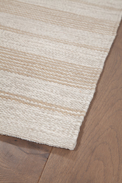 Tappeto in Cotone Beige - Lavabile in Lavatrice | Ideale per la Cucina e il Bagno - CarpetLiving