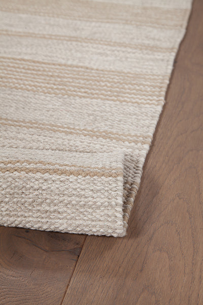 Tappeto in Cotone Beige - Lavabile in Lavatrice | Ideale per la Cucina e il Bagno - CarpetLiving